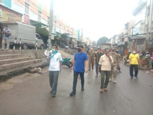 Dinas Perdagangan Kota Metro Gelar Giat Penertiban Dan Perapihan Kembali Terhadap Pedagang Pasar Pagi