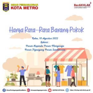 UPDATE HARGA HARIAN BAHAN POKOK DI PASAR KOTA METRO